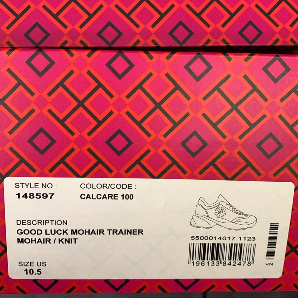 Tory Burch GOOD LUCK MOHAIR TRAINER
MOHAIR / KNIT CALCARE Sneakers in box $298 - Picture 17 of 17